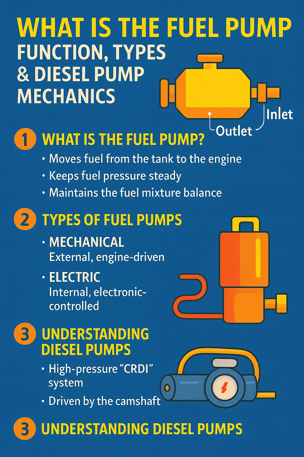 What is the Fuel Pump: Function, Types & Diesel Pump Mechanics